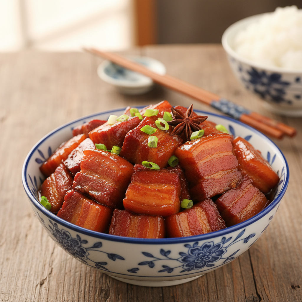 简单的红烧肉咋做?教你最简单的红烧肉做法,不炒糖色也软糯红亮