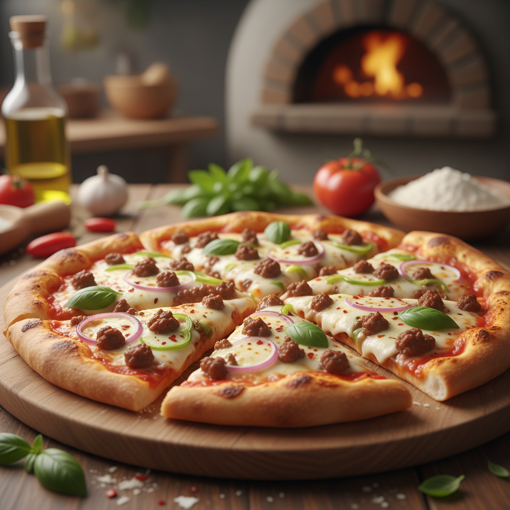 披萨怎么做家庭做法?牛肉披萨怎么做家庭做法详解,比外卖还好吃