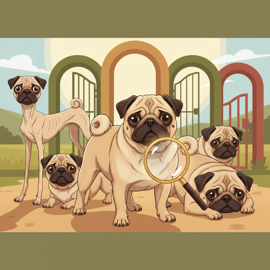 看透纯种巴哥犬图片里的门道:教你5个避坑指南挑到极品小坦克