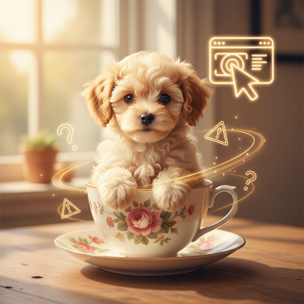 别被茶杯泰迪狗图片迷住！茶杯泰迪吧百度贴吧提醒你这些坑千万别踩