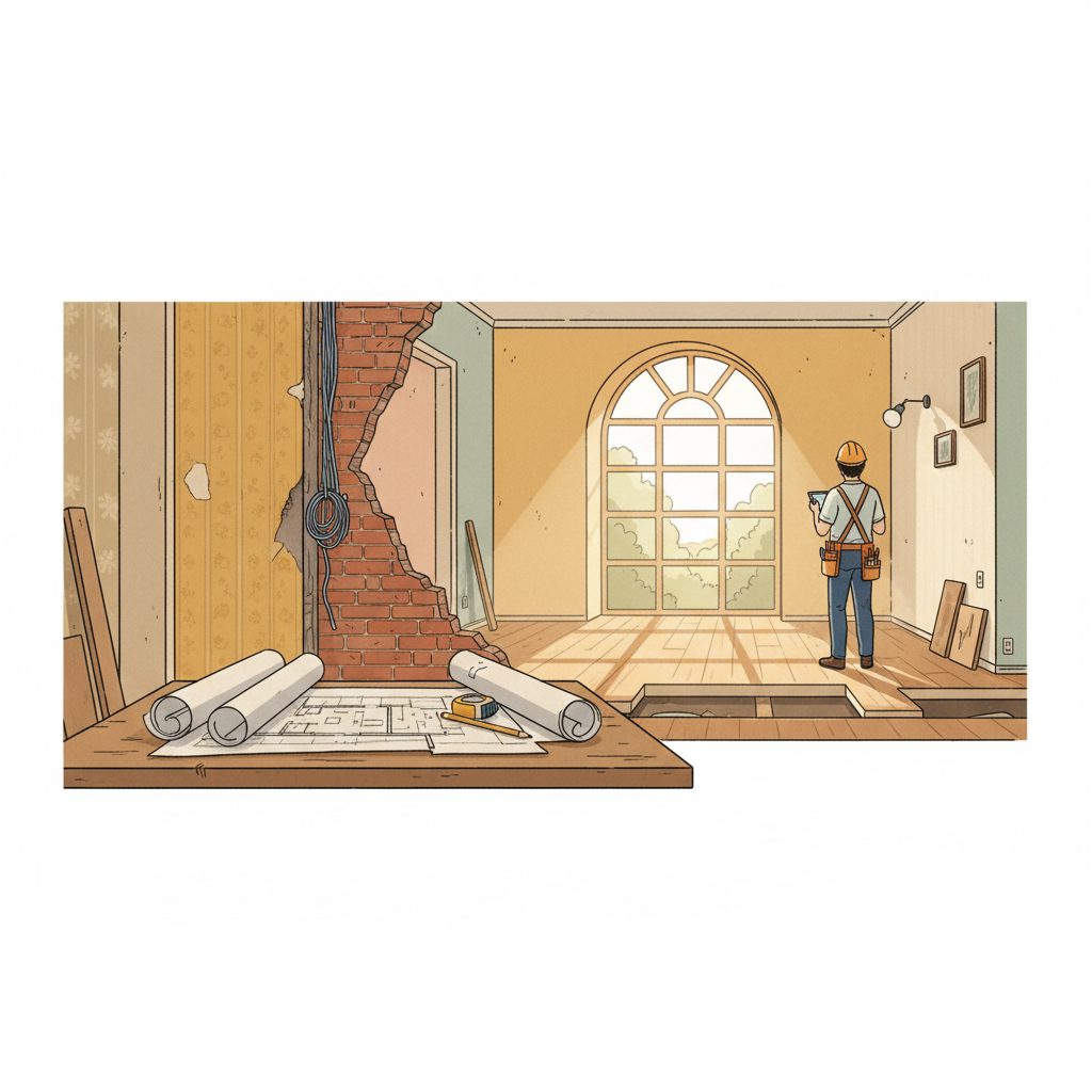 老房装修开工有什么讲究?掌握这5个关键细节避开装修重重陷阱 - 家居装修封面图