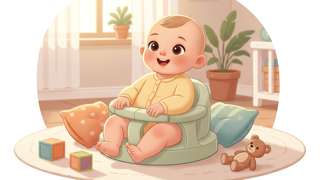 四个月的宝宝可以坐着吗？别再盲目追求早坐，当心损伤孩子脊柱